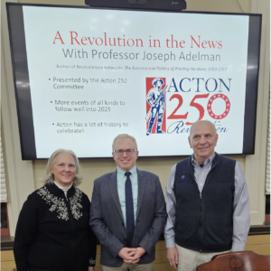 Photo of Acton 250 presentation and presentors.