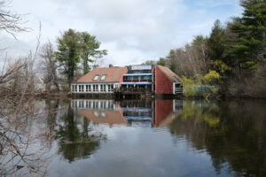 Photo of Frolic and Detour Restaurant Venue from across the pond