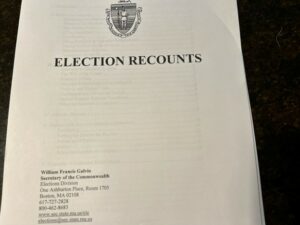 A printed booklet from the Secretary of State that contains the rules for election recounts.