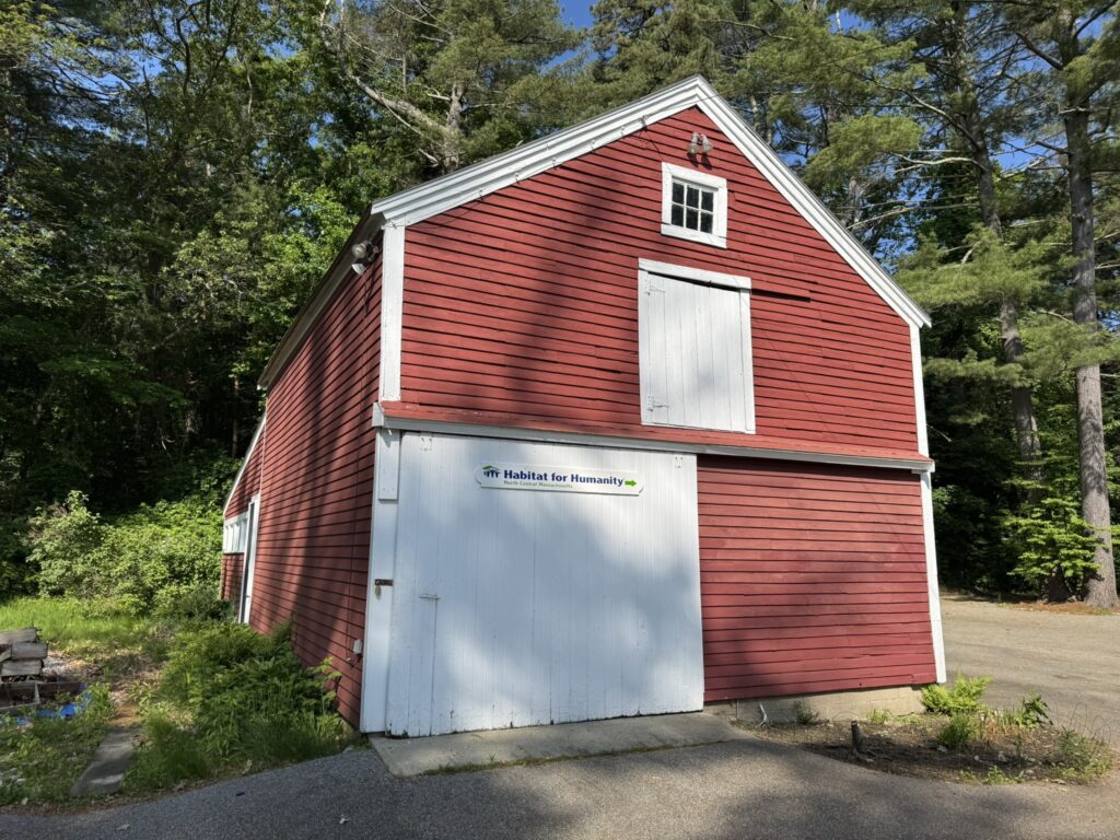 An old red barn,