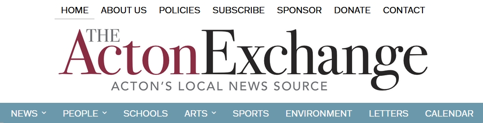 A picture of the heading for The Acton Exchange web page.