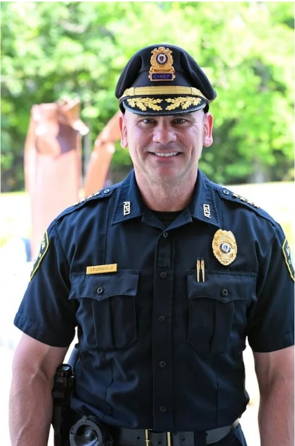 Police Chief Douglas Sturniolo standing in uniform.